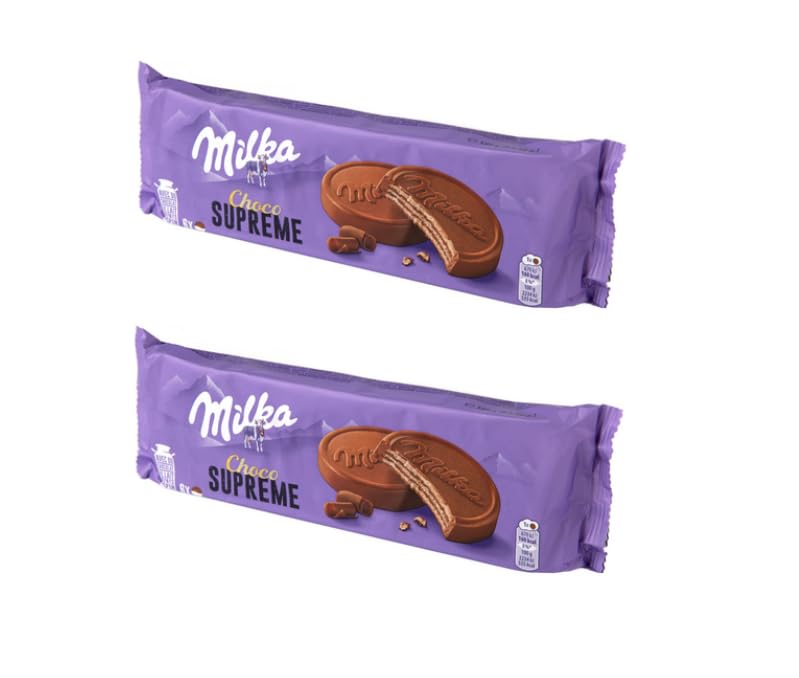 Amazon.co.jp: MILKA ミルカ シュプリーム ビスケット 180g×2個｜濃厚